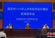 2026年上半年新疆昌吉州GDP同比增长4.3%